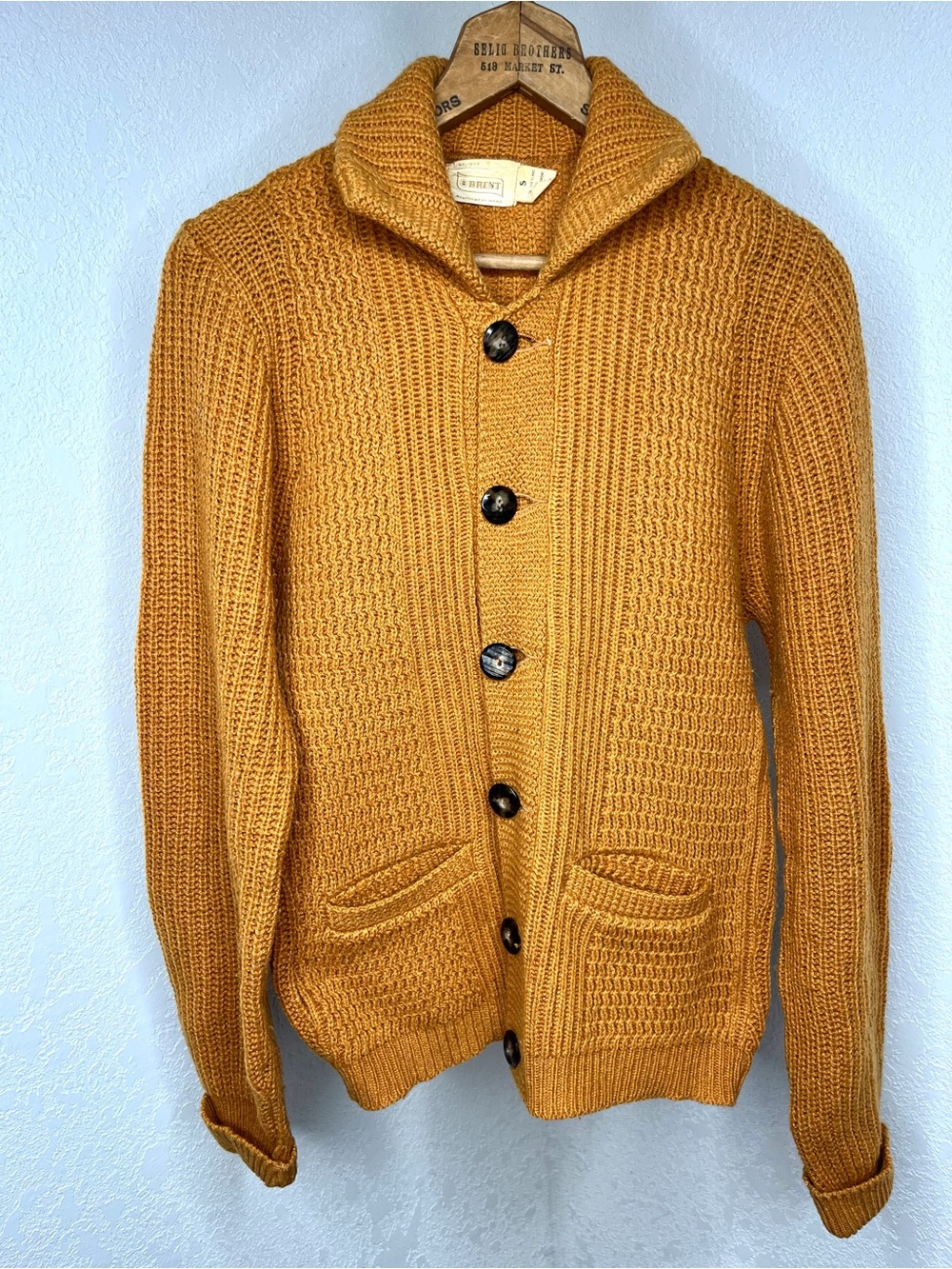 Vintage Brent Montgomery Ward 60s Wool Cardigan Knit Sweater Kurt Cobain Women S